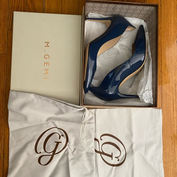 M.Gemi heels. Dark blue color. Size 40. - Picture 5 of 7